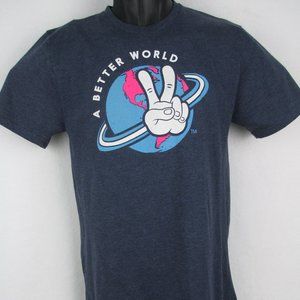 Dutch Bros TShirt A Better World Men Medium Blue